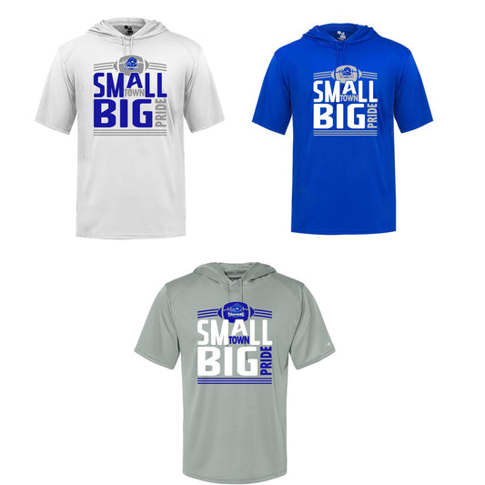 Small Town Big Pride Hooded Short Sleeve